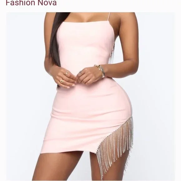 Fashion Nova | Dresses | Fashion Nova Pink Dress | Poshmark